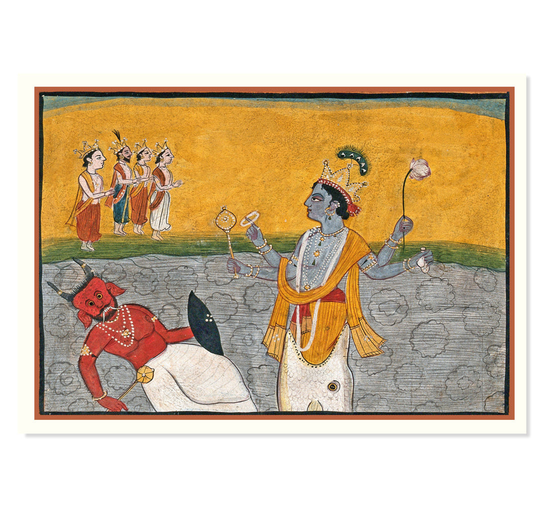 Matsya Avatar Art Print