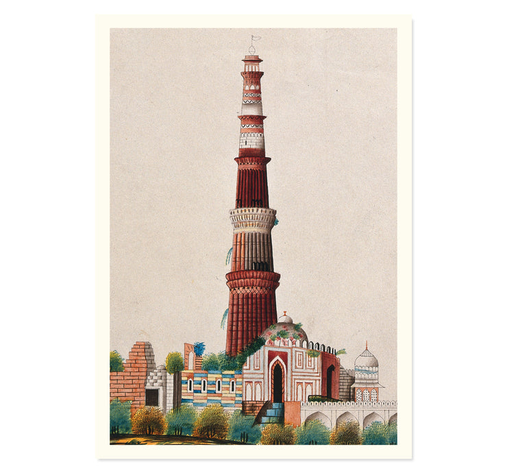 Qutub Minar Splendour Art Print
