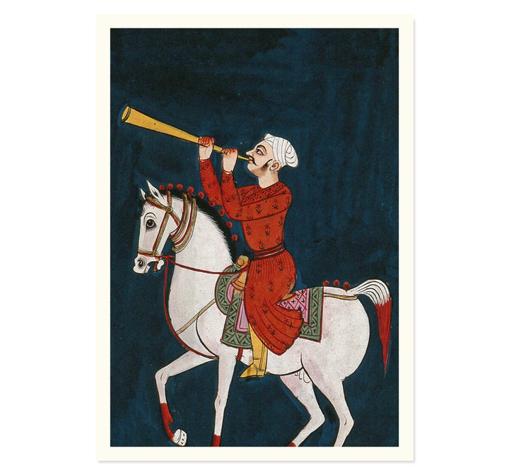 Rajput Cavalier Art Print