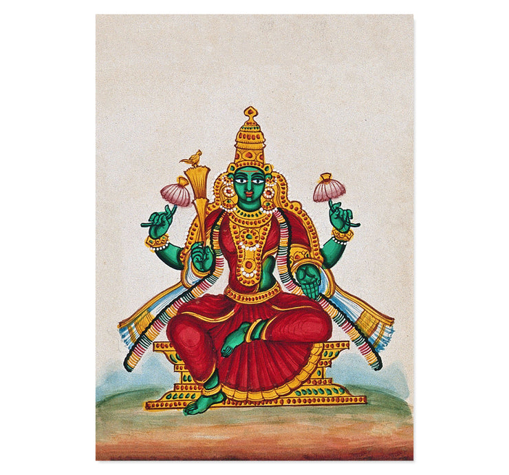 Goddess Parvati's Grace Art Print
