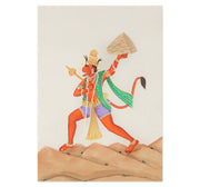 Lord Hanuman Gouche Art Print
