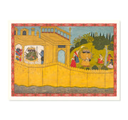 Ravana & Sita Art Print