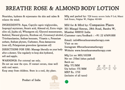 Rose & Almond Body Lotion