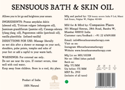 Sensuous Bath & Skin Oil