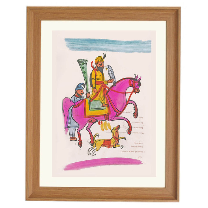 Guru Gobind Singh: The Sovereign Warrior Art Print