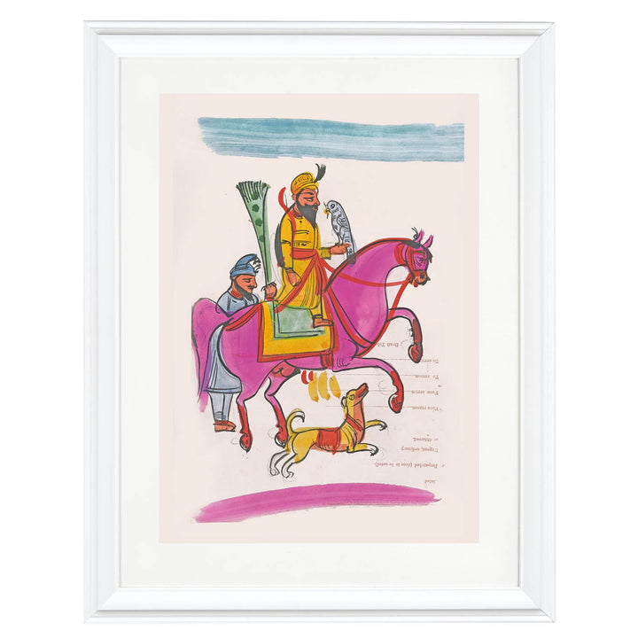 Guru Gobind Singh: The Sovereign Warrior Art Print