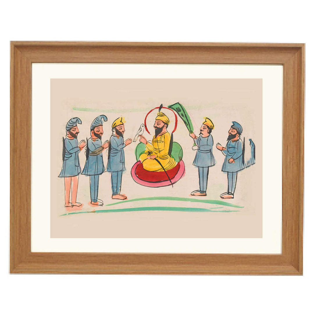 Guru Gobind Singh in Court Art Print