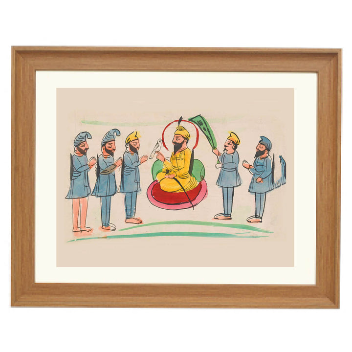 Guru Gobind Singh in Court Art Print