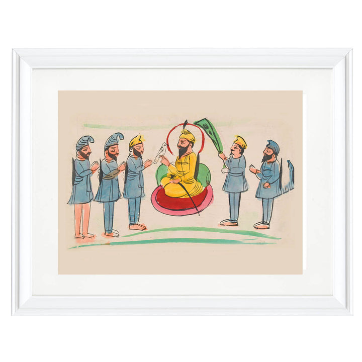 Guru Gobind Singh in Court Art Print