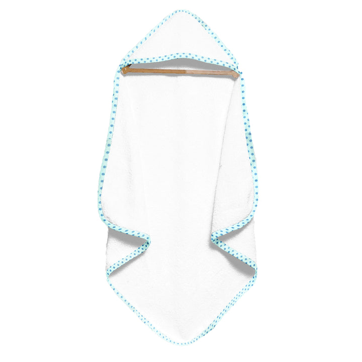 Organic Blue on Blue Hooded Towel