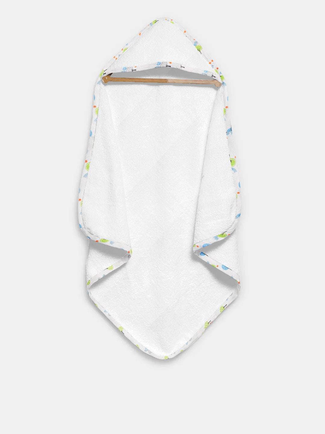 Organic Hooded Towel Set - Birdie Print