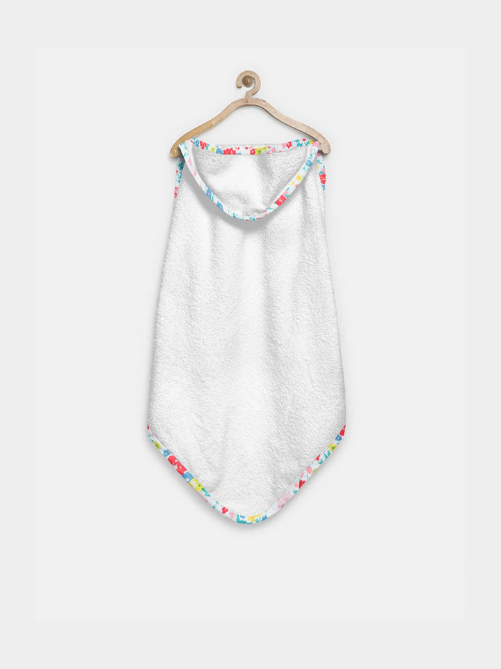 Organic Hooded Towel - Flower