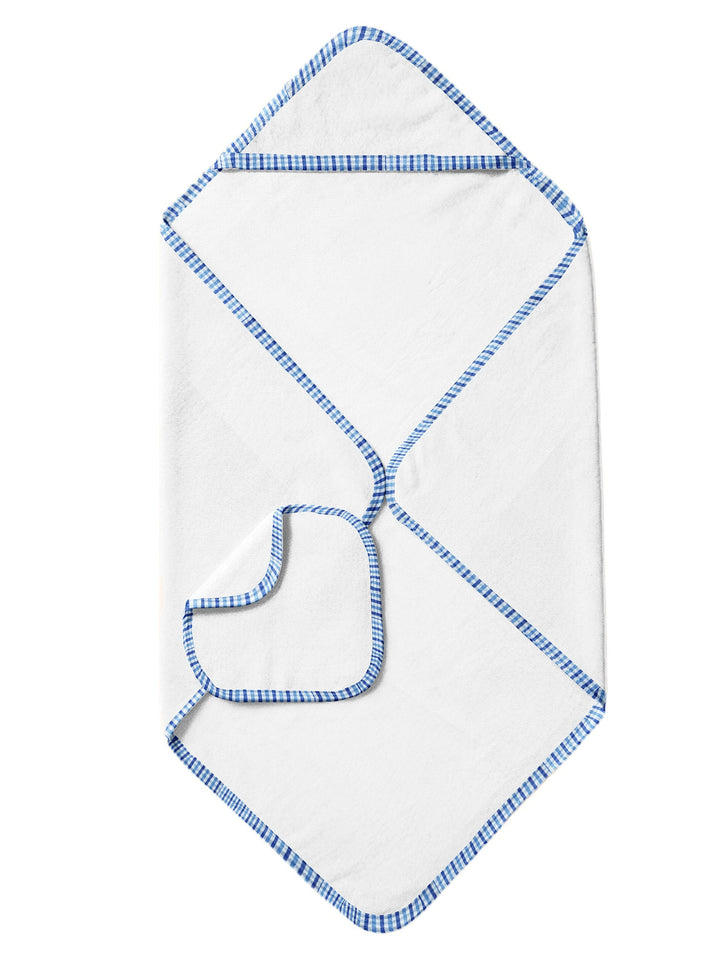 Organic Hooded Towel - Checks