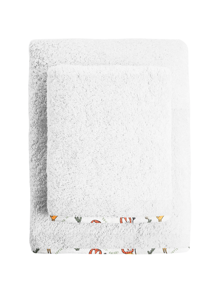 Organic Junior Towel Set - Lion Print