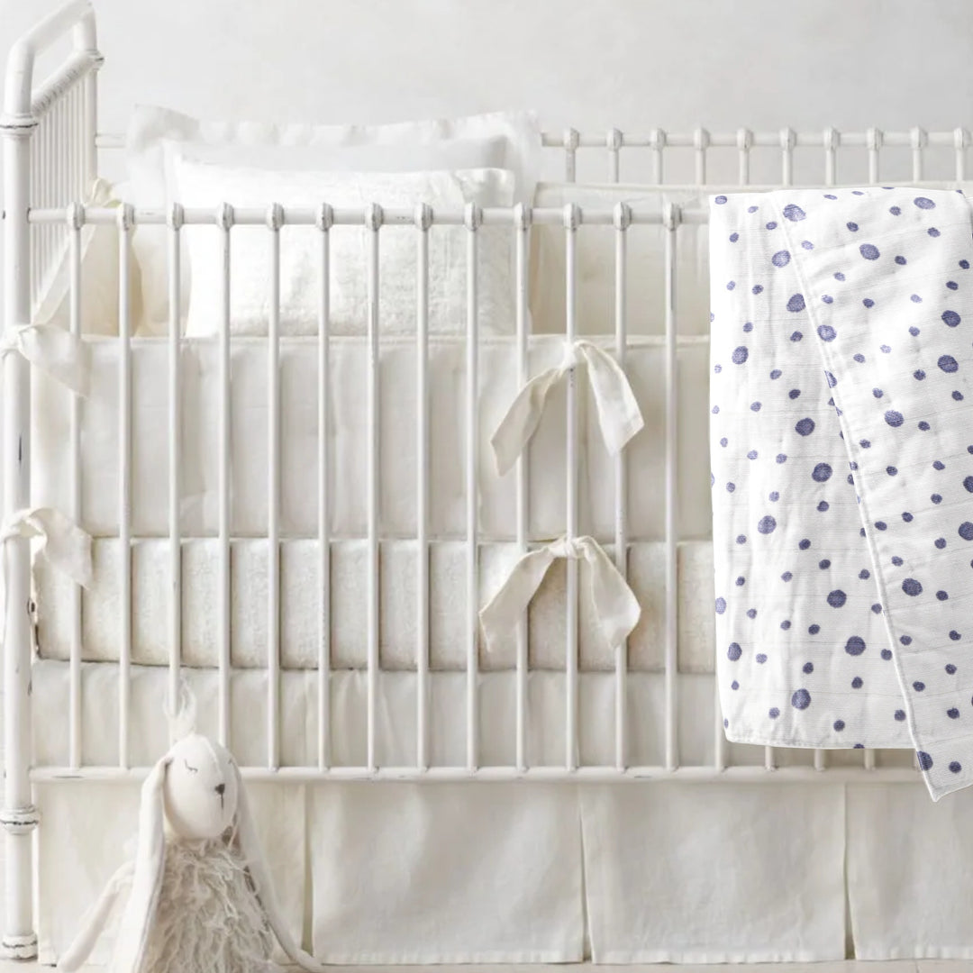 Organic Baby Quilt - Dots