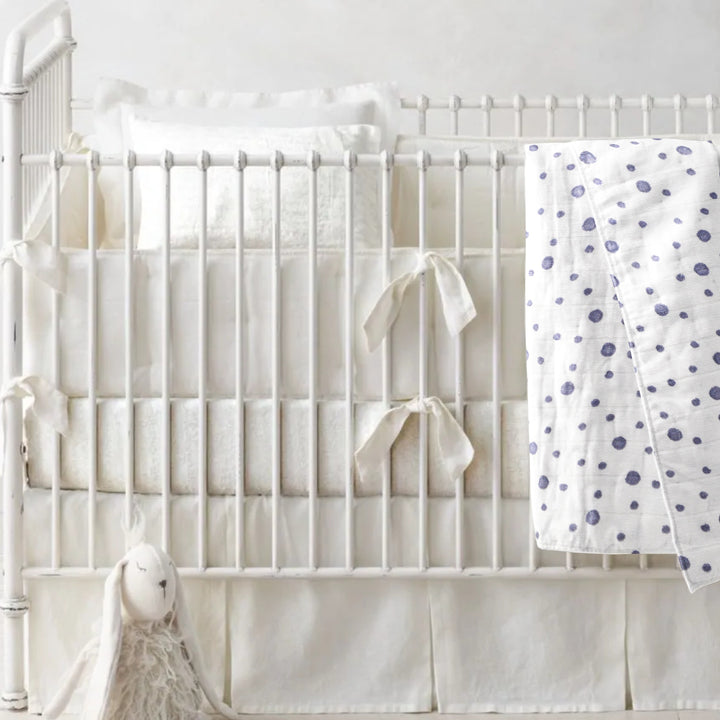 Organic Baby Quilt - Dots