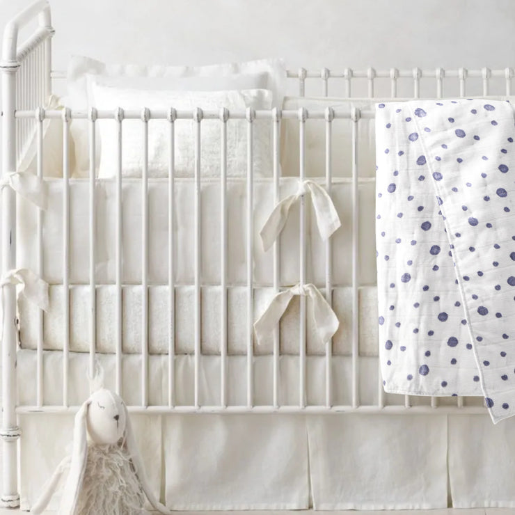 Organic Baby Quilt - Dots
