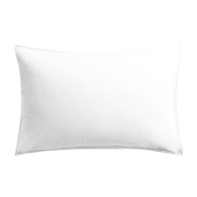 Organic Baby Pillow Cover with Filler Off White