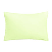 Organic Baby Pillow Cover Set - Lime Green