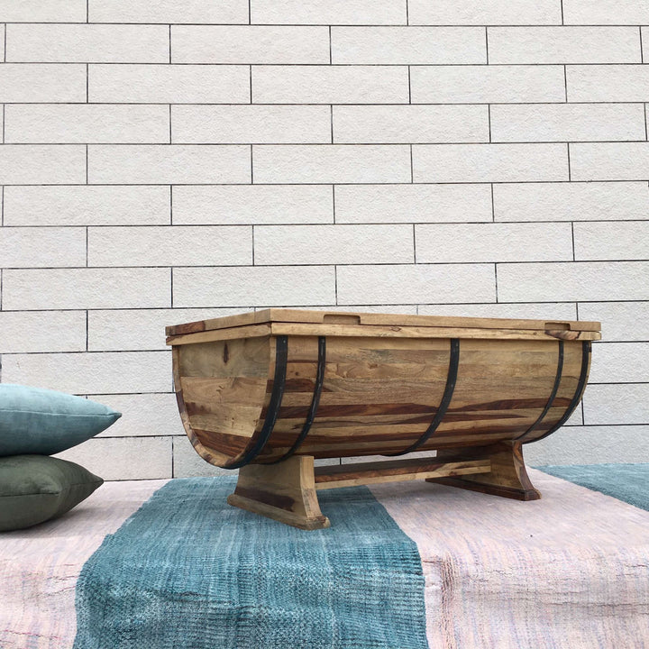 Barrel Storage Coffee Table