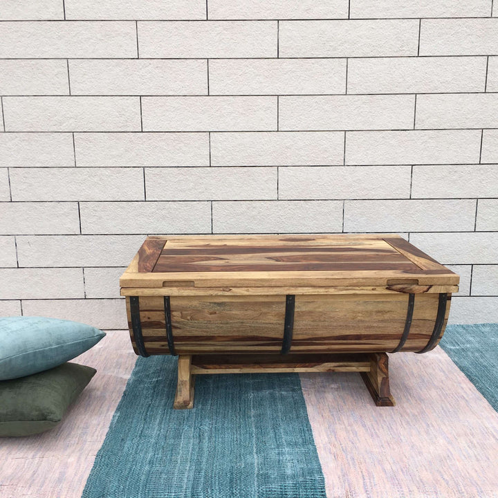 Barrel Storage Coffee Table