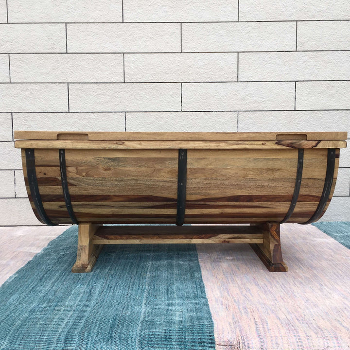 Barrel Storage Coffee Table