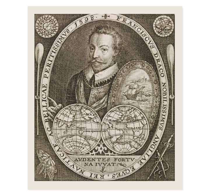 Portrait of Francis Drake Art Print