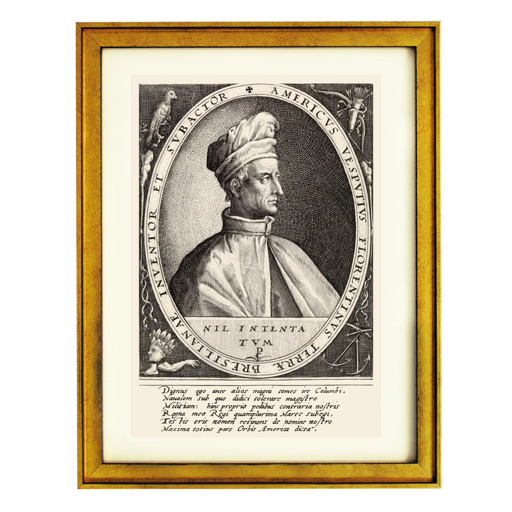 Portrait of Amerigo Vespucci Art Print