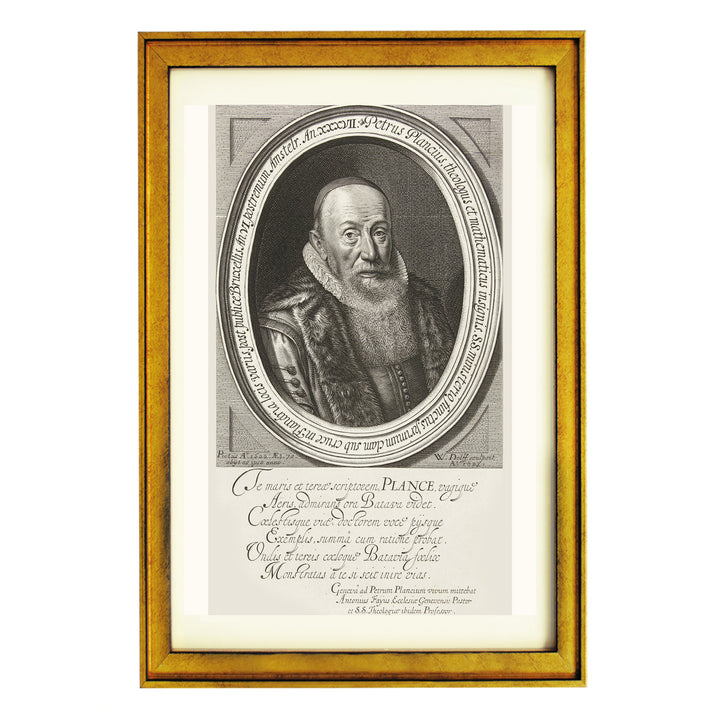 Portrait of Petrus Plancius Art Print
