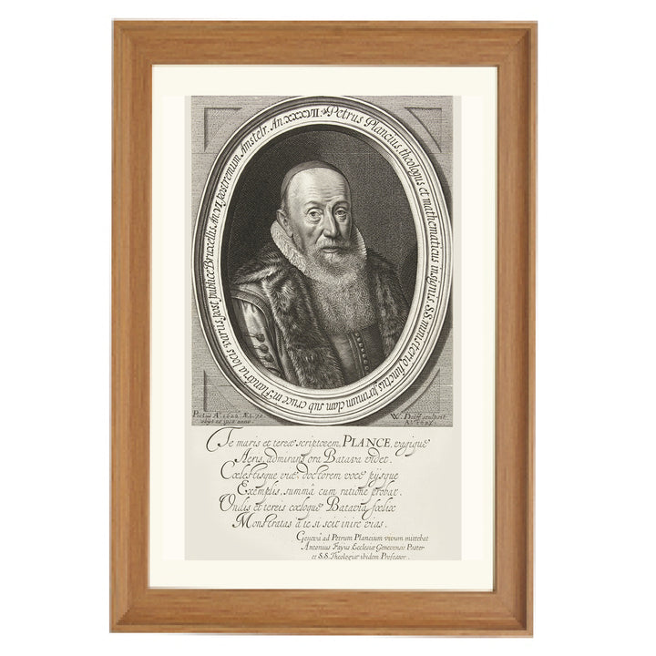 Portrait of Petrus Plancius Art Print