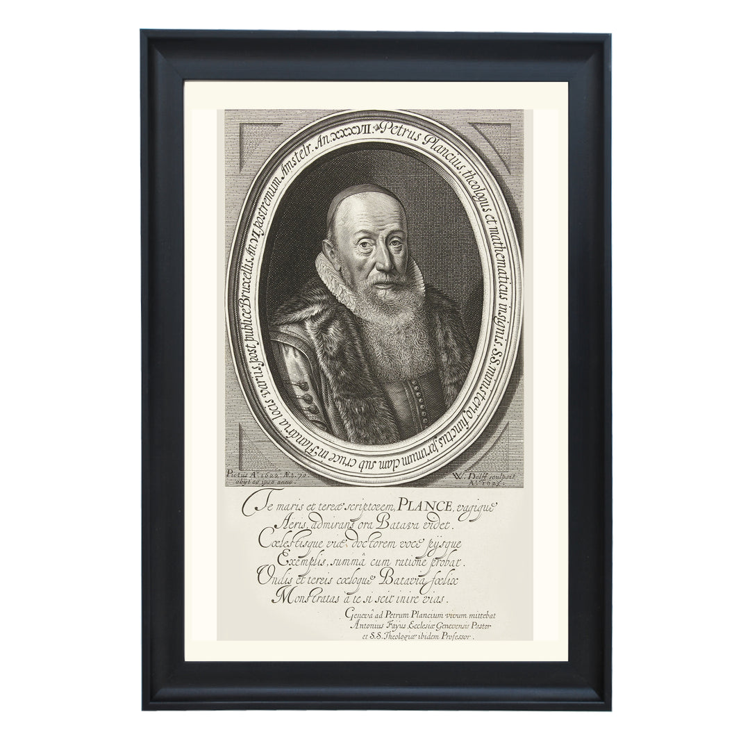 Portrait of Petrus Plancius Art Print