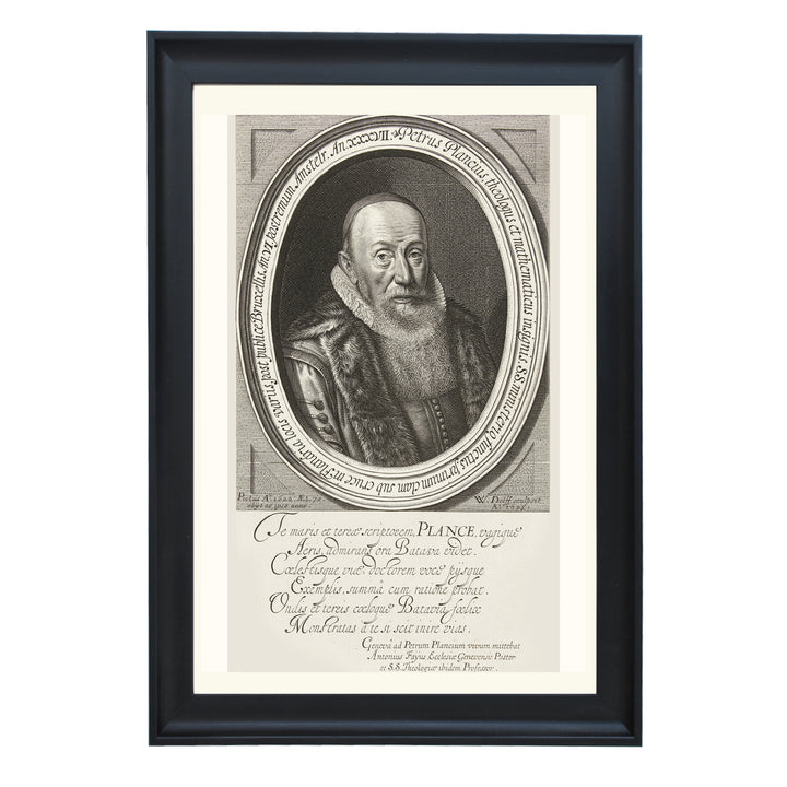 Portrait of Petrus Plancius Art Print