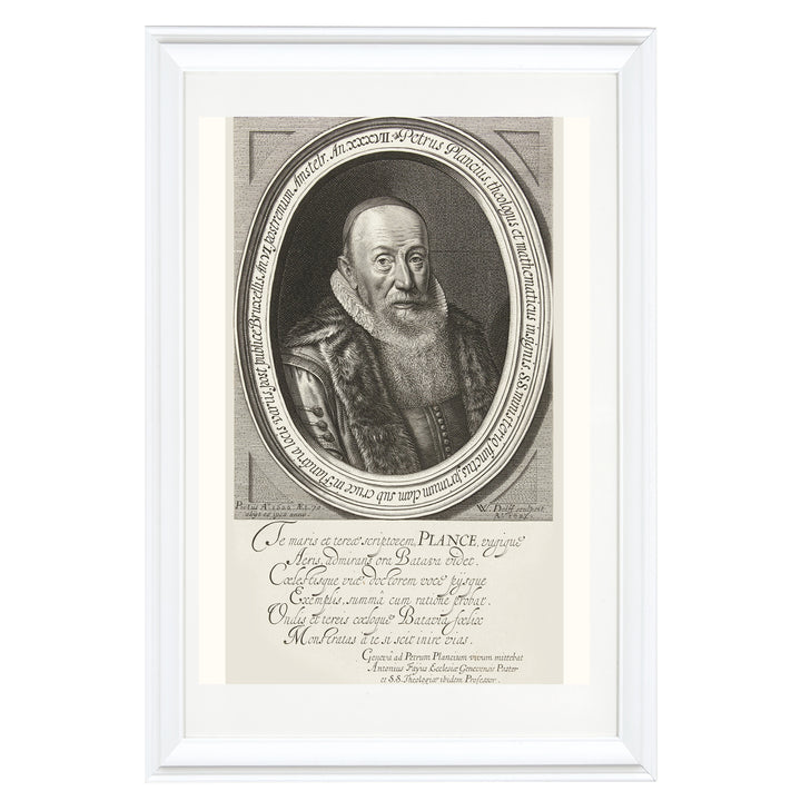 Portrait of Petrus Plancius Art Print