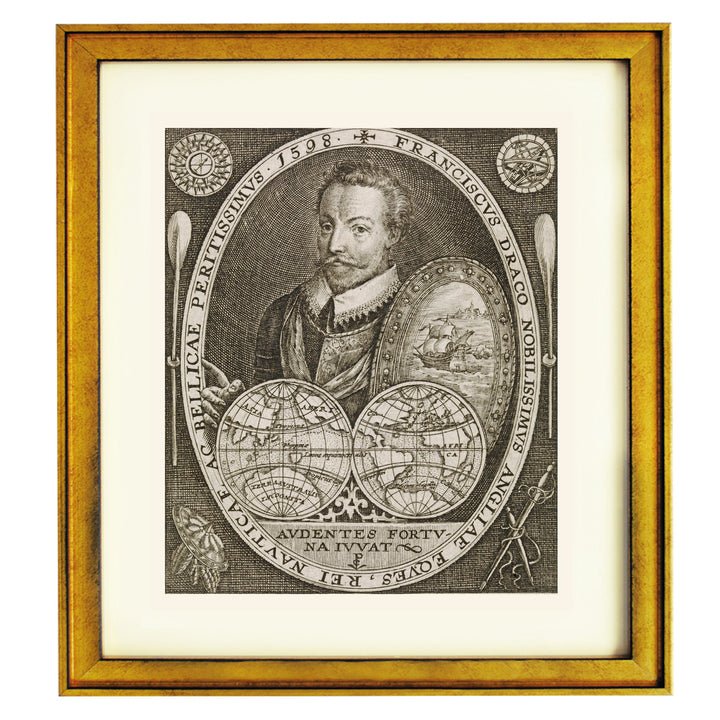 Portrait of Francis Drake Art Print