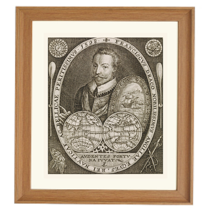 Portrait of Francis Drake Art Print