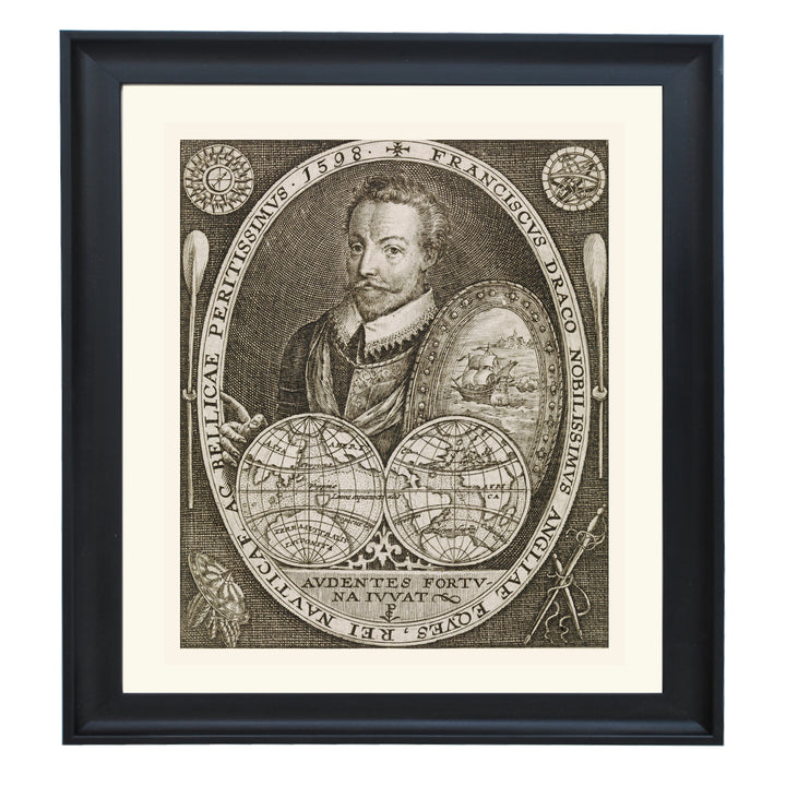 Portrait of Francis Drake Art Print