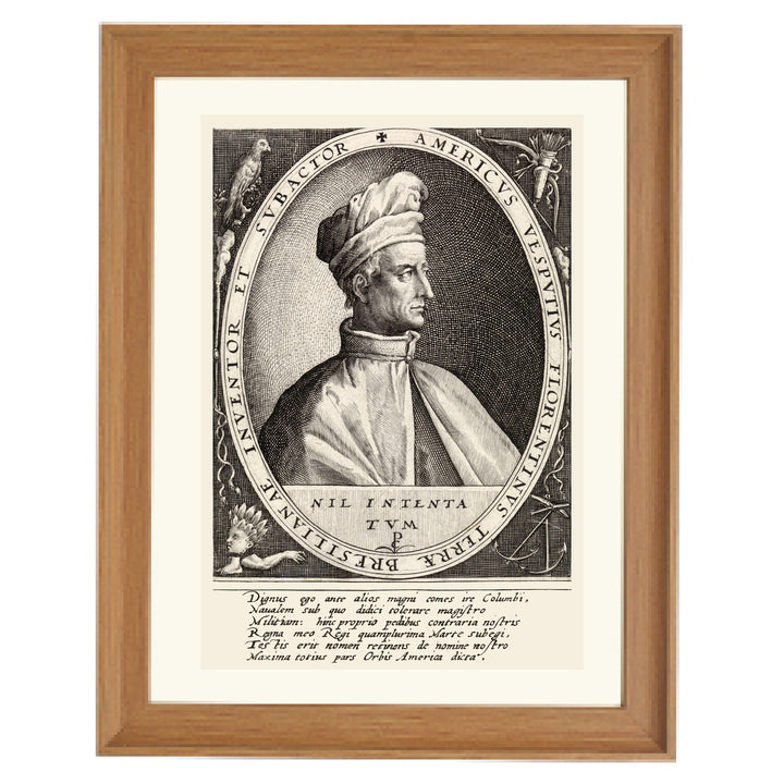 Portrait of Amerigo Vespucci Art Print