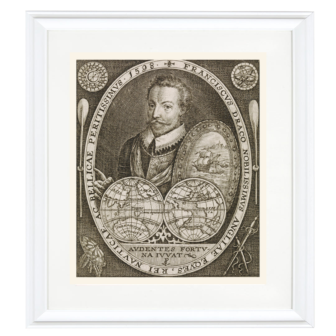 Portrait of Francis Drake Art Print