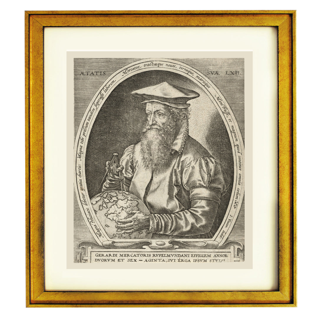 Portrait of Gerardus Mercato Art Print