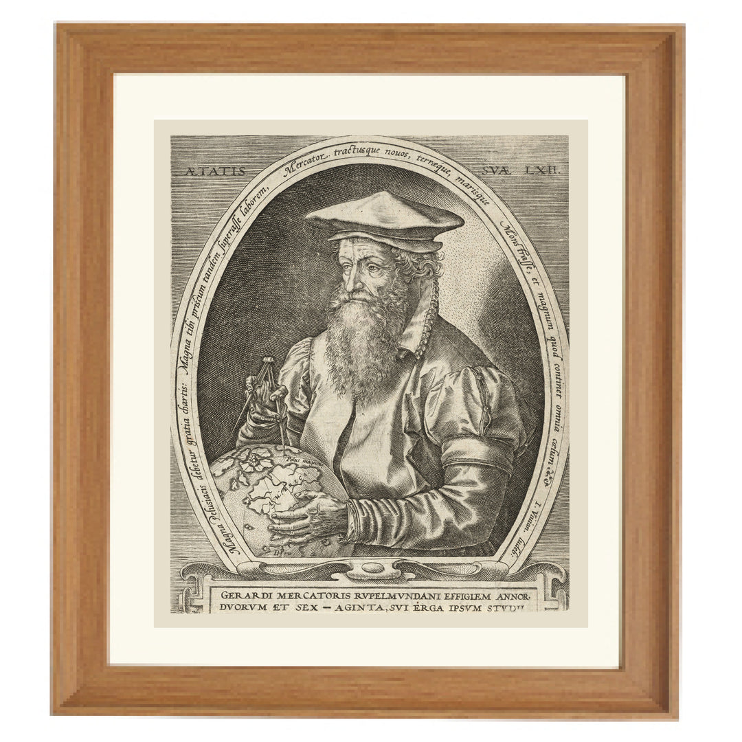 Portrait of Gerardus Mercato Art Print