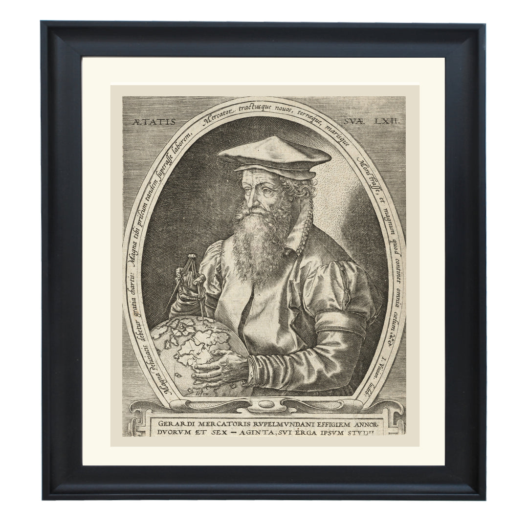 Portrait of Gerardus Mercato Art Print