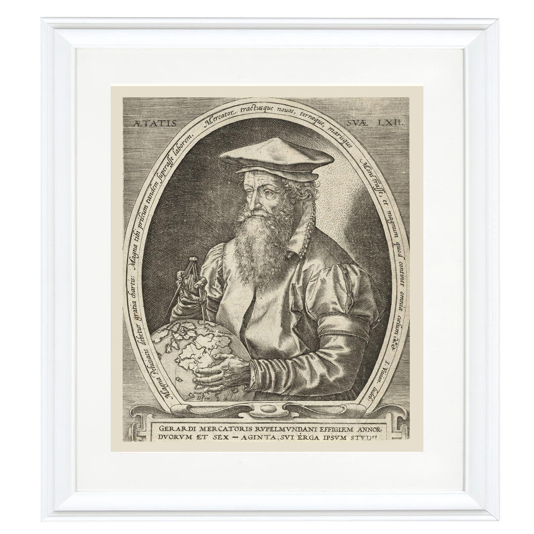 Portrait of Gerardus Mercato Art Print