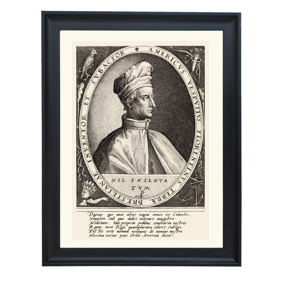 Portrait of Amerigo Vespucci Art Print