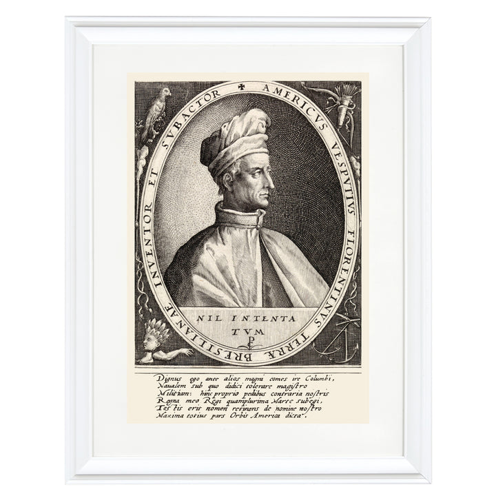 Portrait of Amerigo Vespucci Art Print