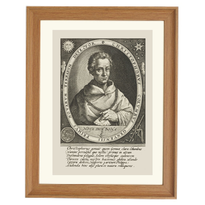 Portrait of Christopher Columbus Art Print