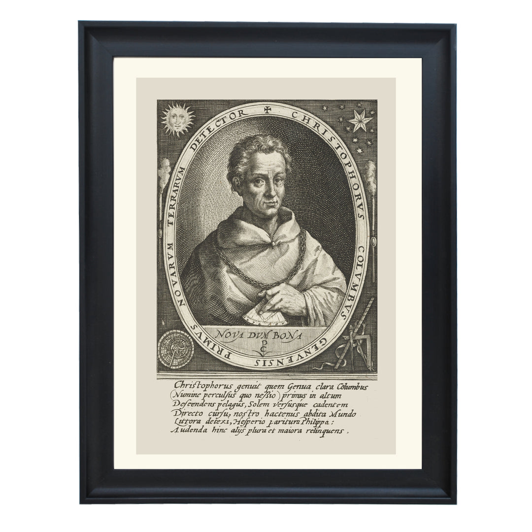 Portrait of Christopher Columbus Art Print