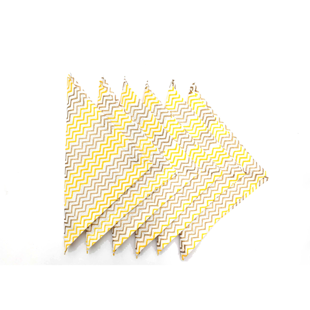 Cocktail Napkins - Chevron print