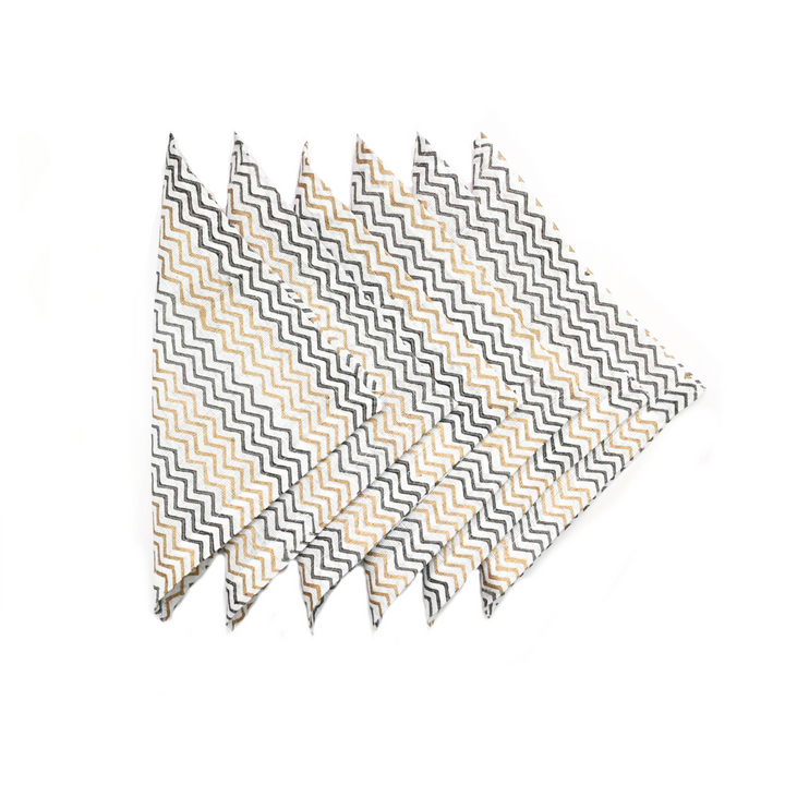 Cocktail Napkins - Chevron print