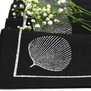 Placemats and Napkins - Black