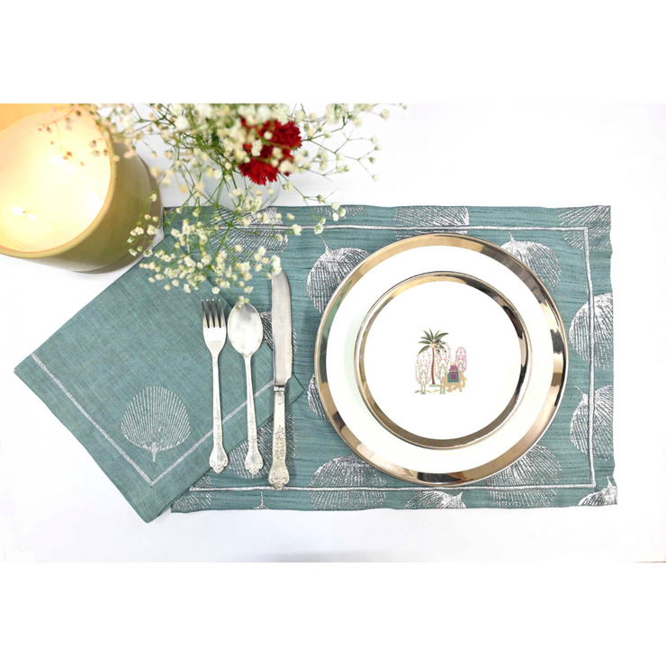 Placemats and Napkins - Turquoise
